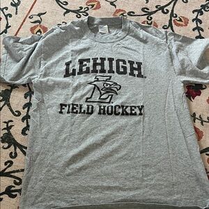 Port and Company Gray Lehigh Field Hockey Tee - size M